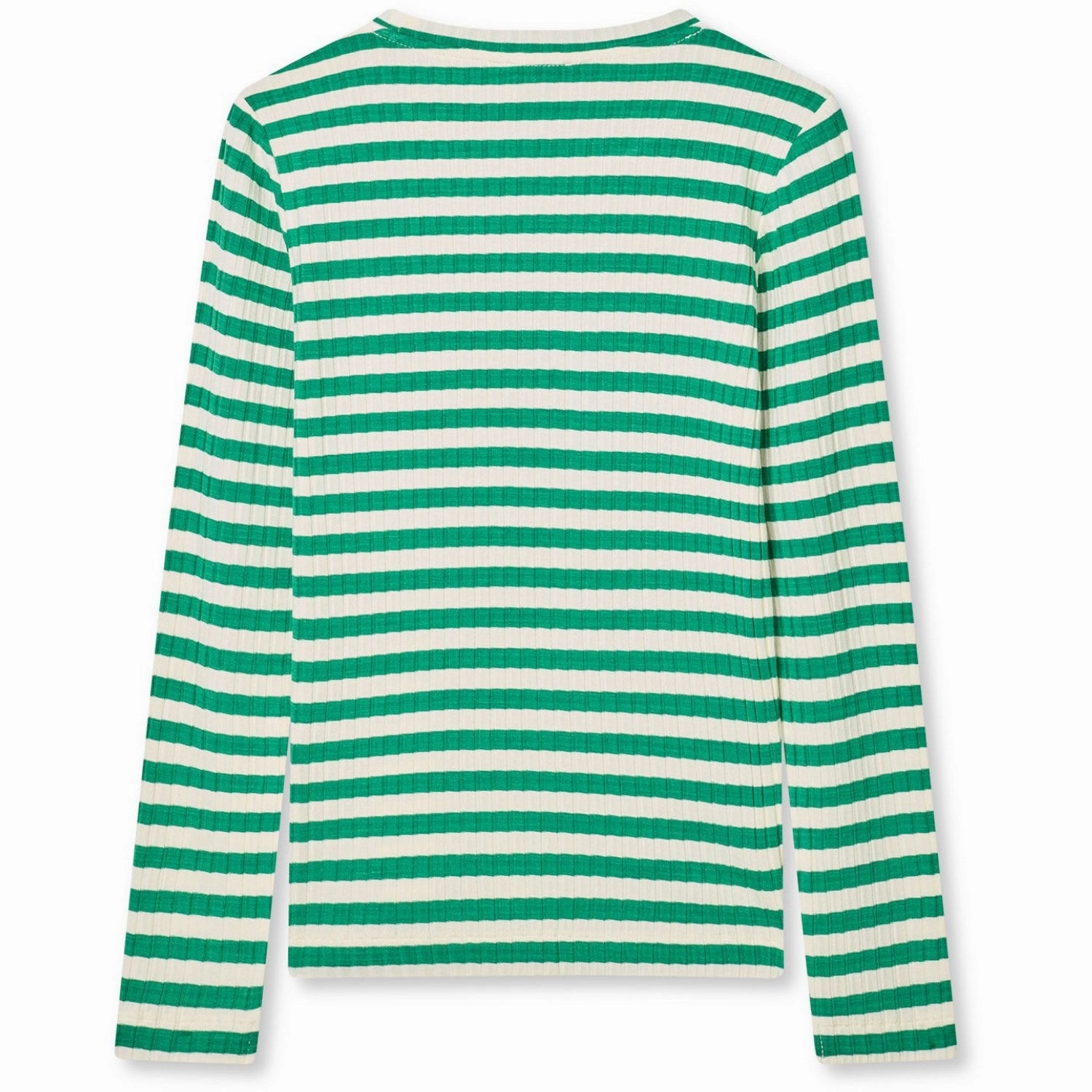 Mads N?rgaard Vanilla Ice/Verdant Green 5X5 Classic Stripe Talika Top Essential Wardrobe birthday celebration