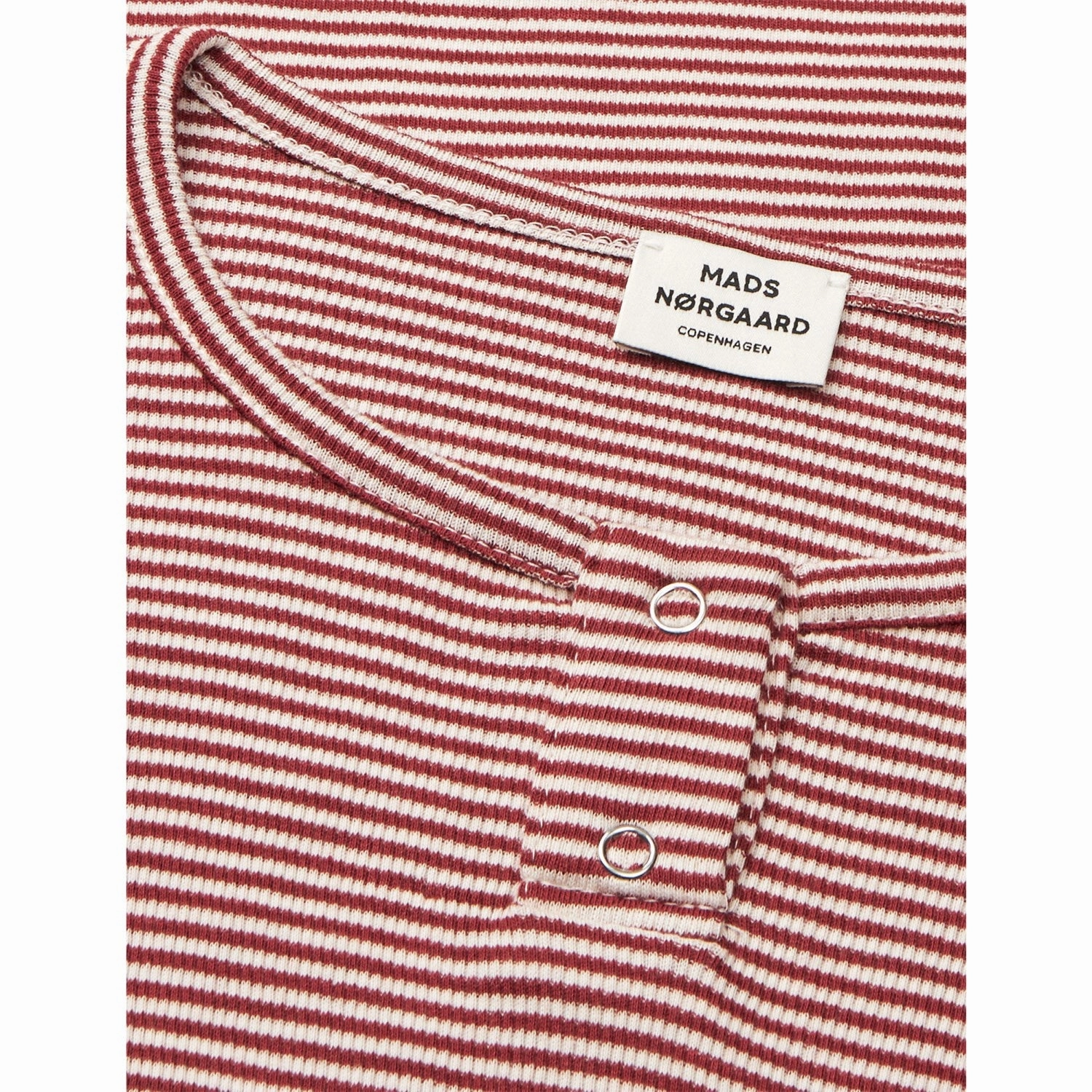 Summer Camp Easy Care Mads N?rgaard Winery/Vanilla Ice 2X2 Cotton Stripe Tala Tee Ls