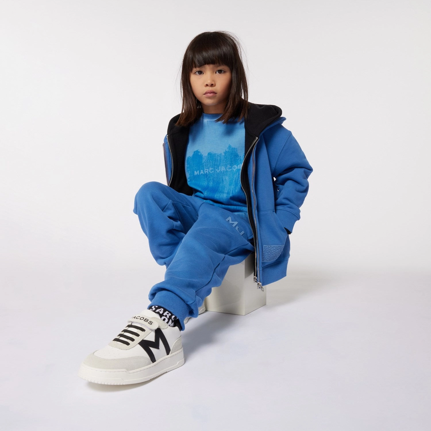 Marc Jacobs Blue Short Sleeves Tee-Shirt Biodegradable Options