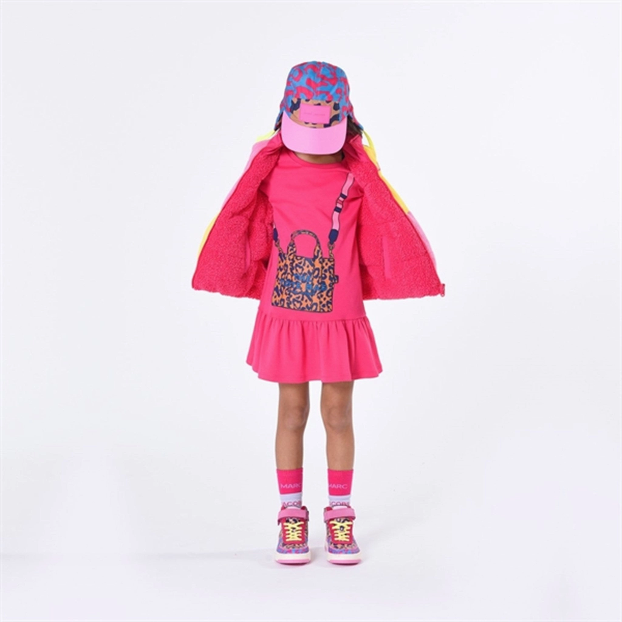 Marc Jacobs Fuschia Dress Neutral palette Daily Casual