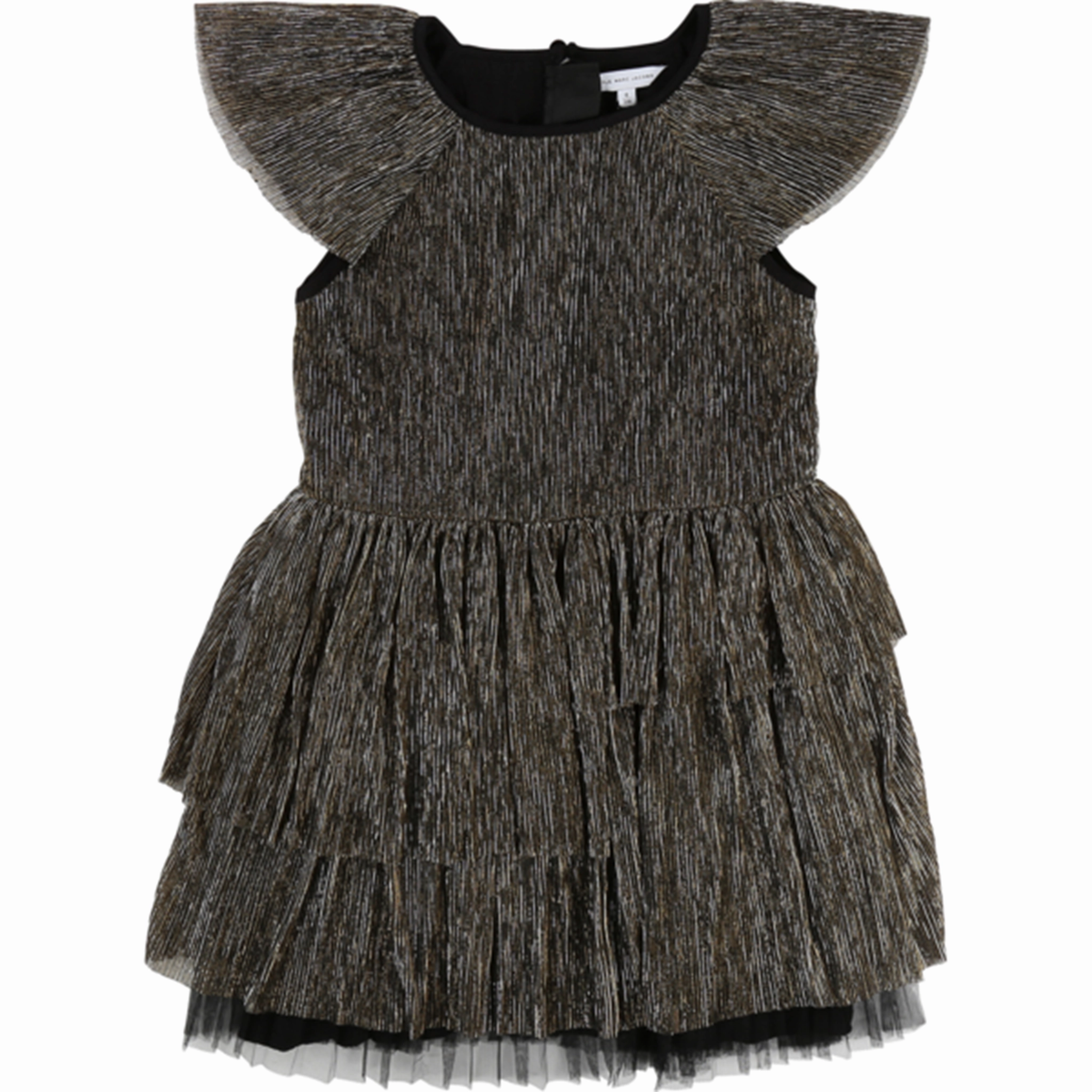 Marc Jacobs Girl Dress Party Black Yellow Comfy Flex