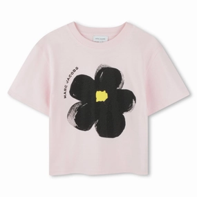 Subtle Logo Placement Marc Jacobs Pink Short Sleeves Tee-Shirt