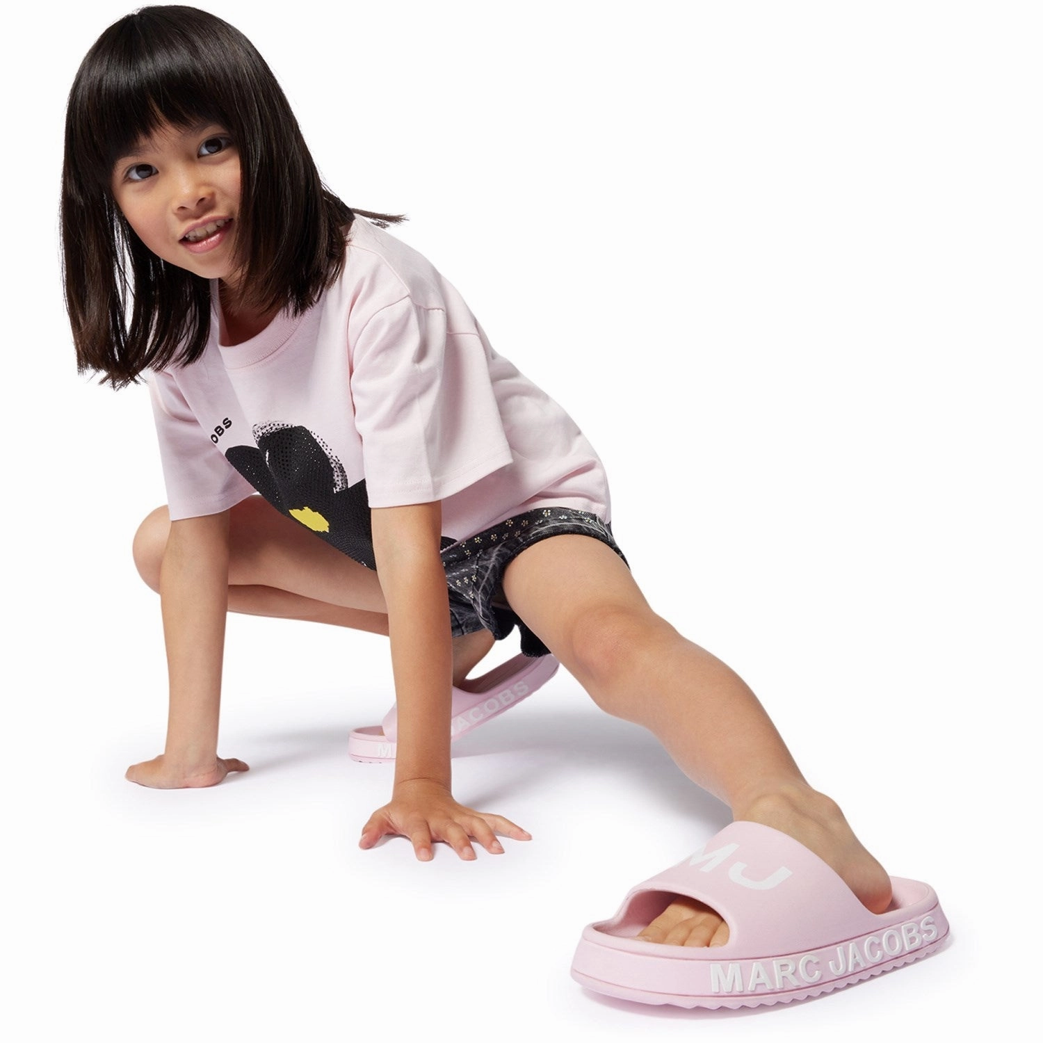 Essential Style Wear Marc Jacobs Pink Short Sleeves Tee-Shirt