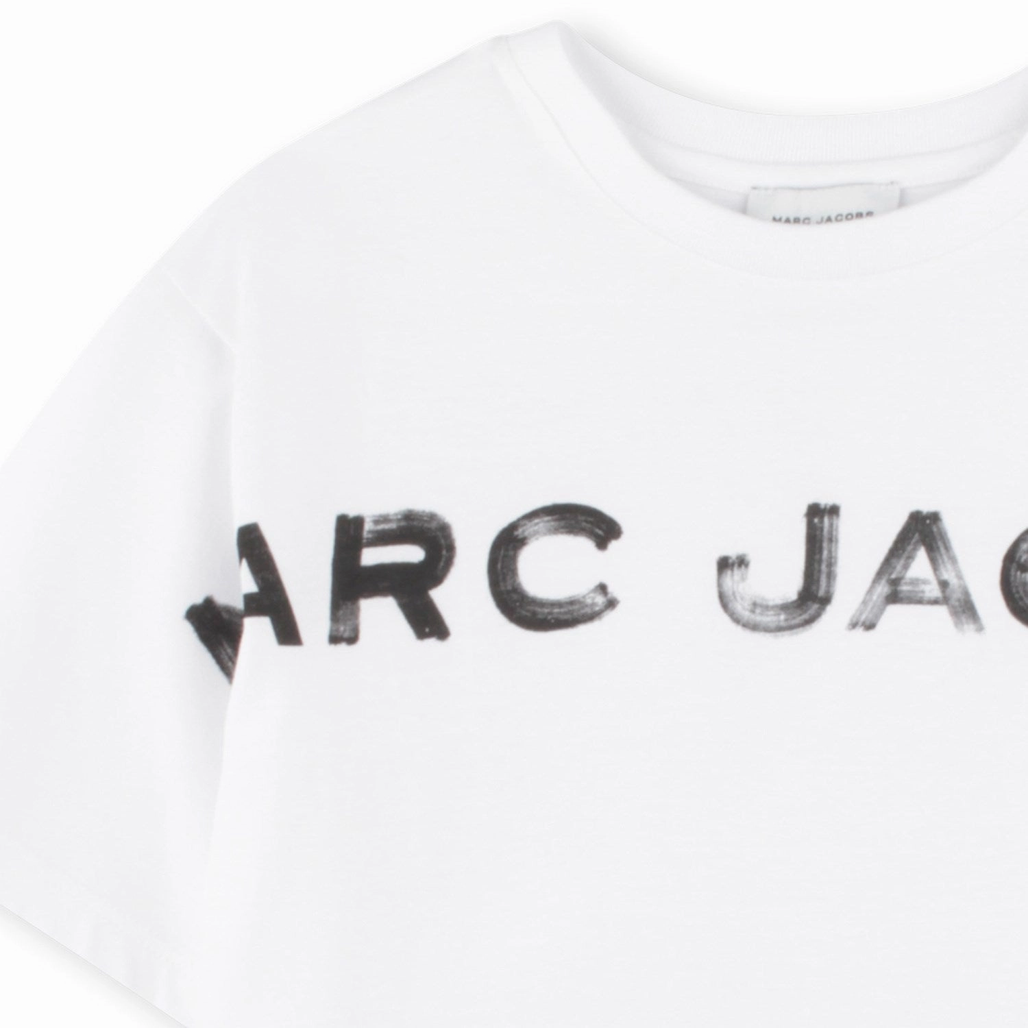 Street Trend Smooth Look Marc Jacobs White Short Sleeves Tee-Shirt