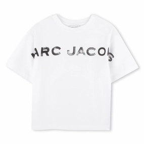 Marc Jacobs White Short Sleeves Tee-Shirt Seasonal Layer Lightweight Comfort
