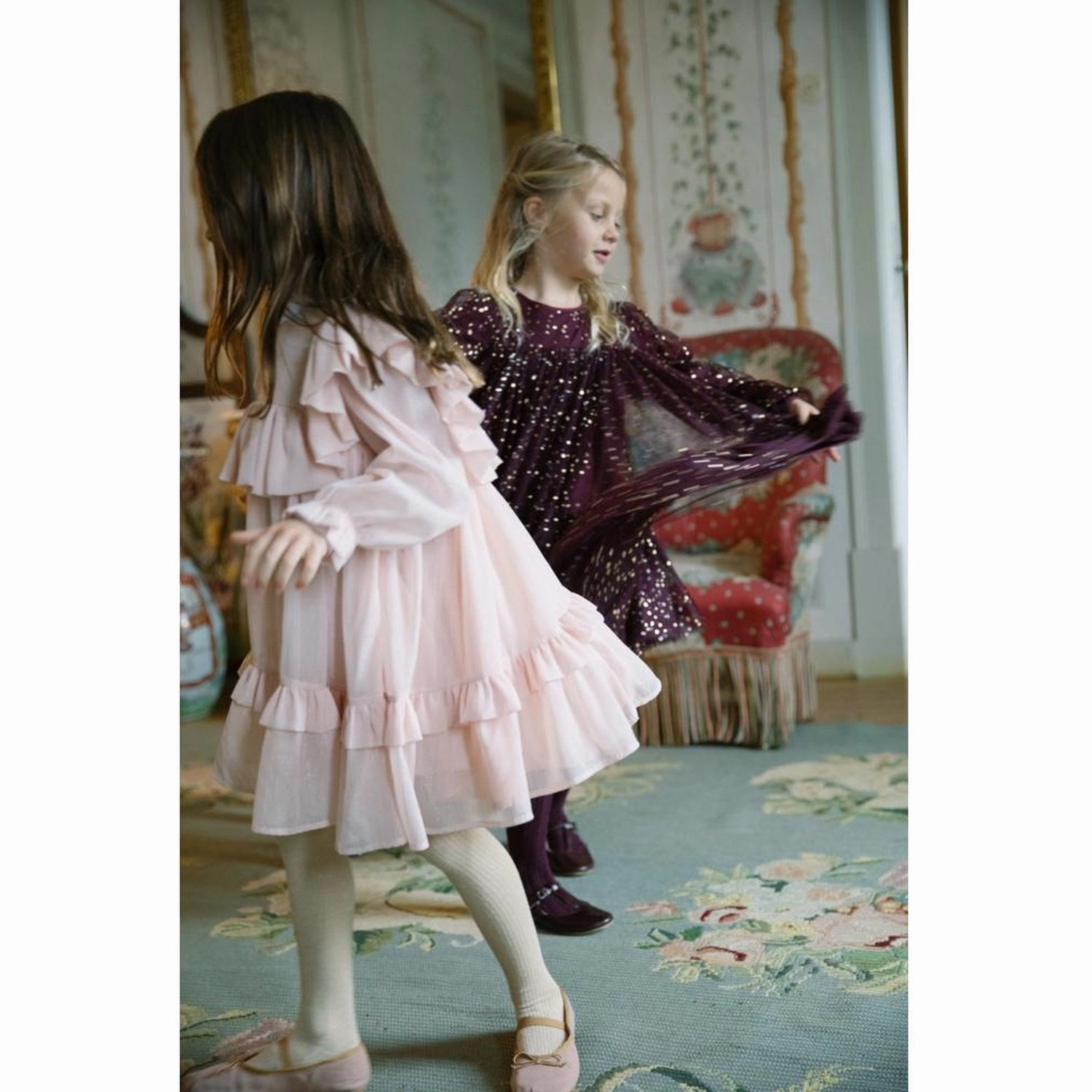MarMar Ballerina Dotty Deep Mulberry Dionne Dress Work Mood Day Magic
