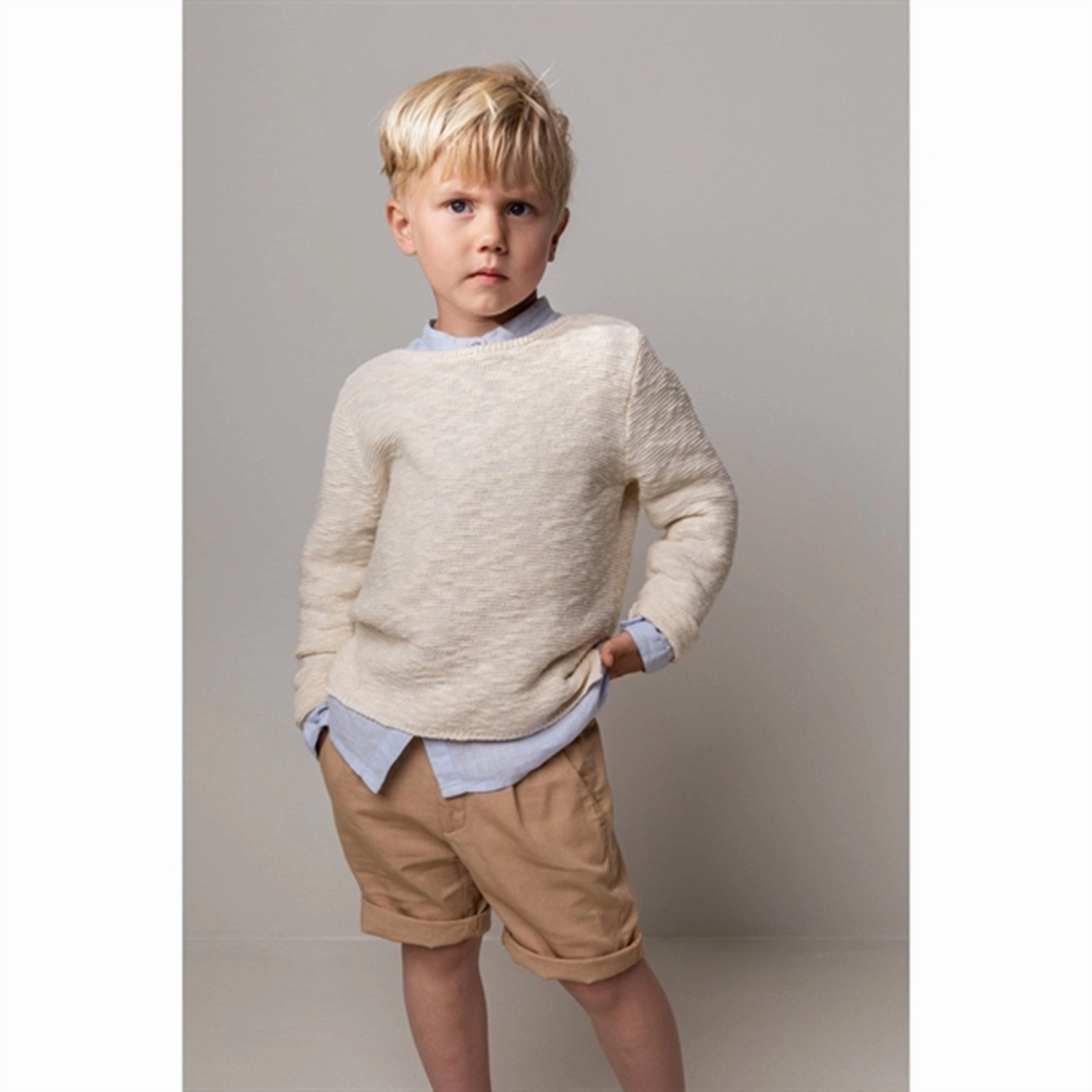 MarMar Blue Mist Theodor Shirt Graduation Ceremony Versatile Style