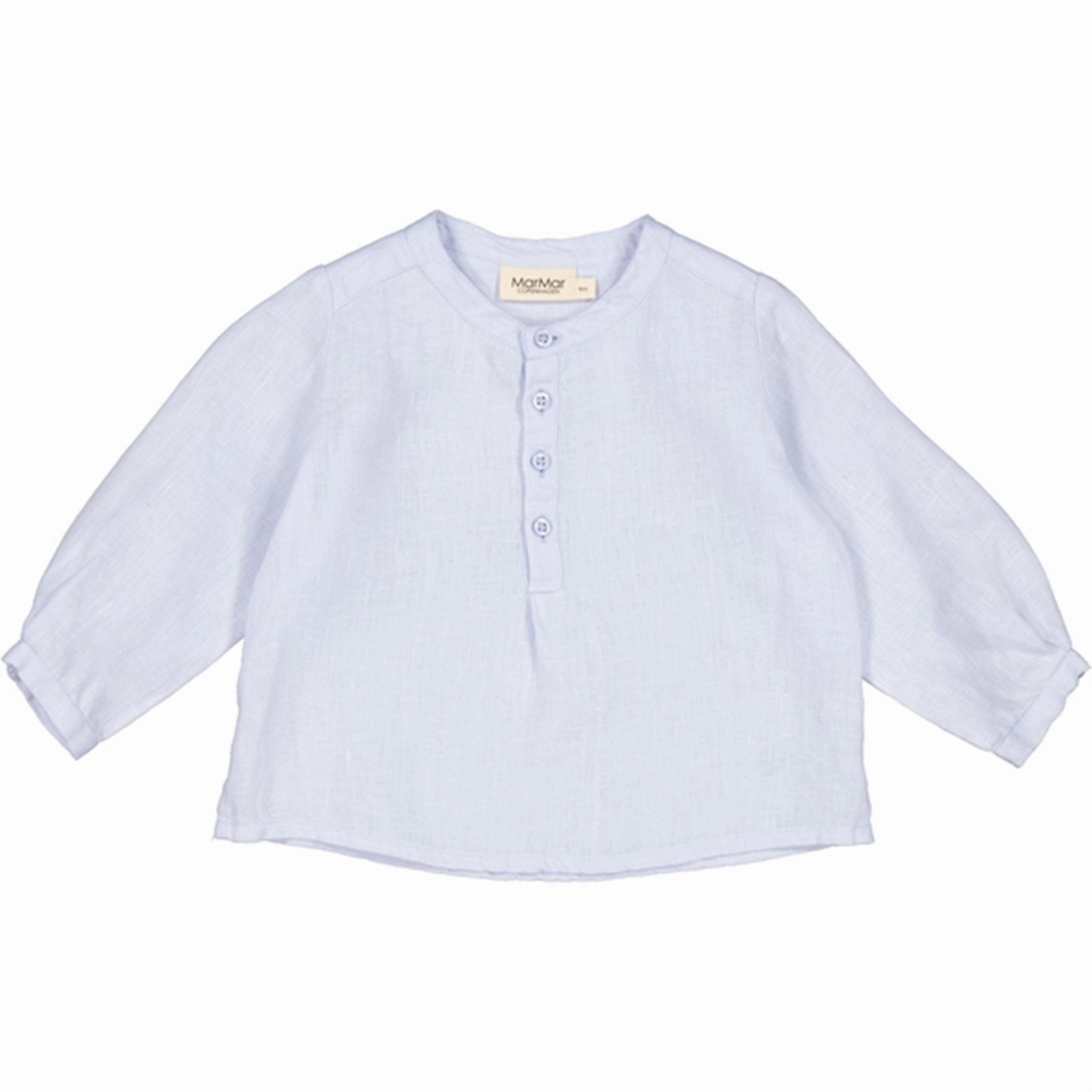 MarMar Blue Mist Totoro Shirt Hooded Neckline Chic Look