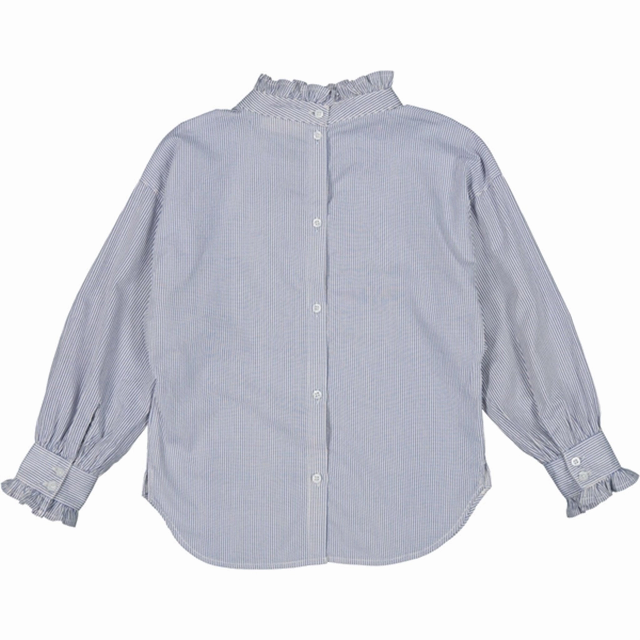 Weekend Outing MarMar Bolich Blue Stripe Tyra Shirt