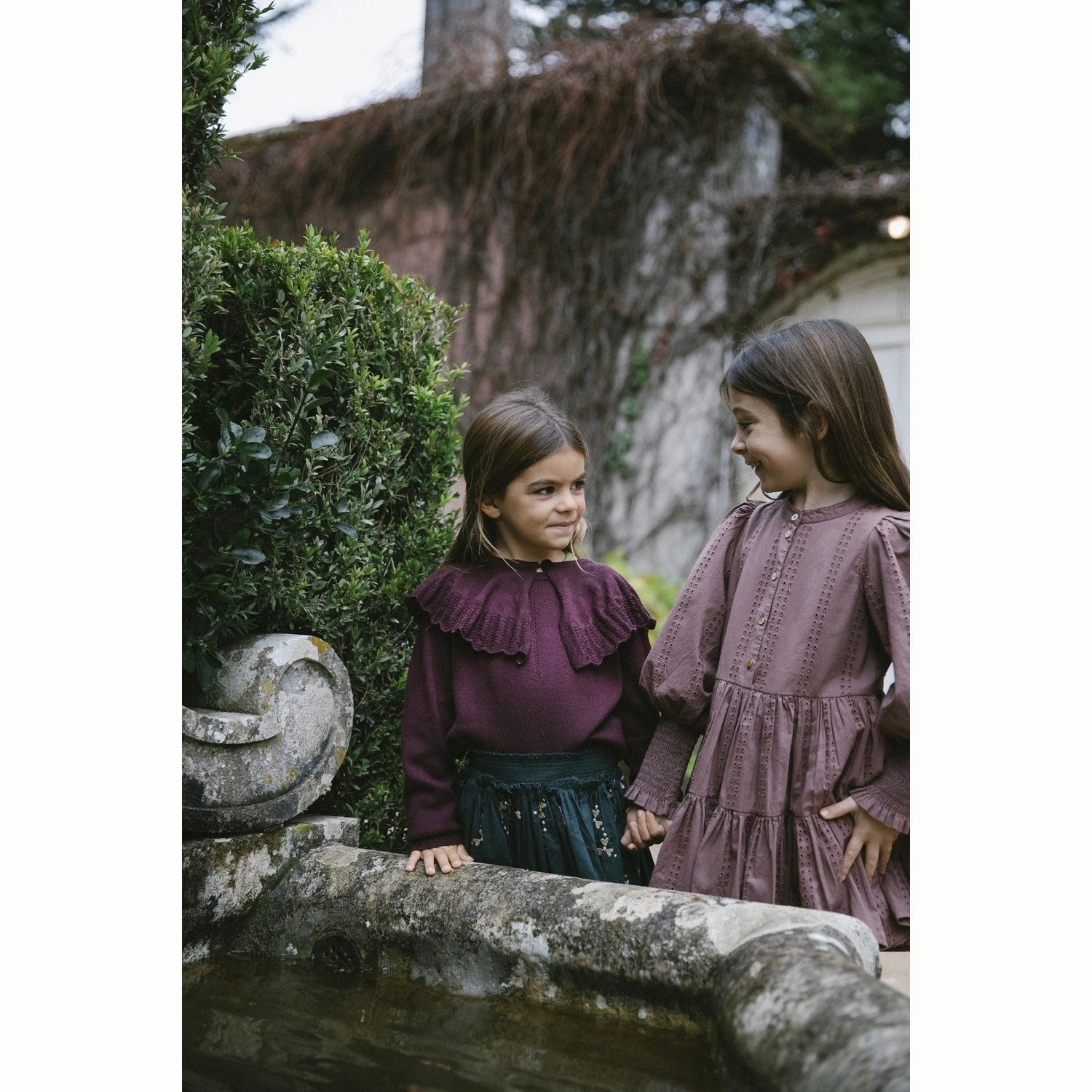 Back Detail Beach Moment MarMar Broderie Anglaise Dusty Grape Dela Dress