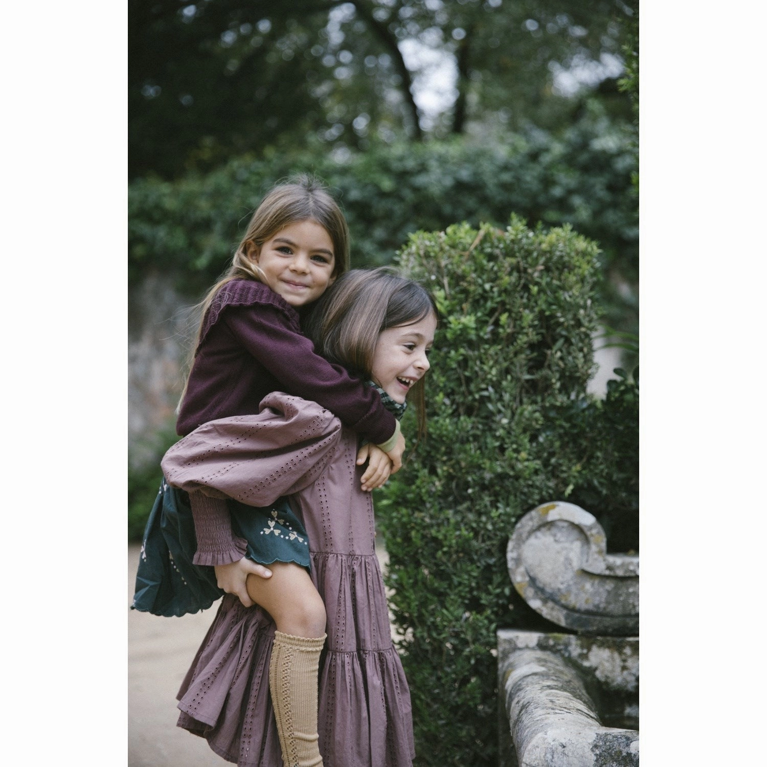 MarMar Broderie Anglaise Dusty Grape Dela Dress AntiFrayEdging