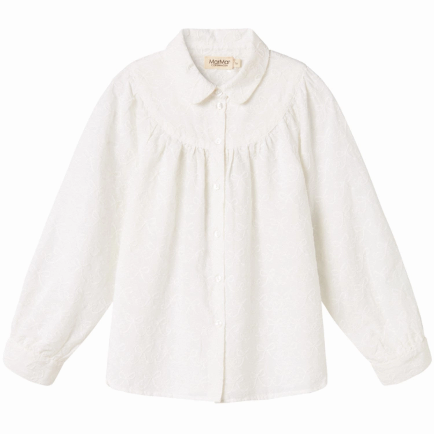 MarMar Cotton Bow White Trissa Blouse Casual Friday