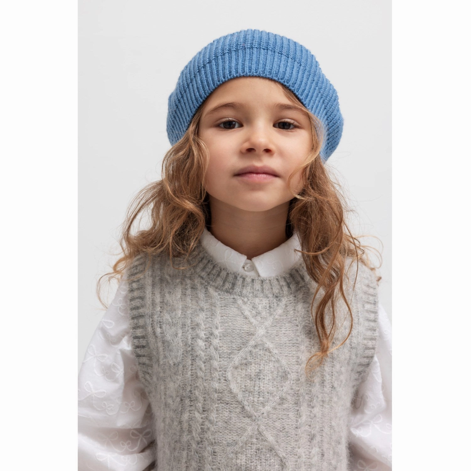 Subtle Print Summer Outfit MarMar Cotton Bow White Trissa Blouse