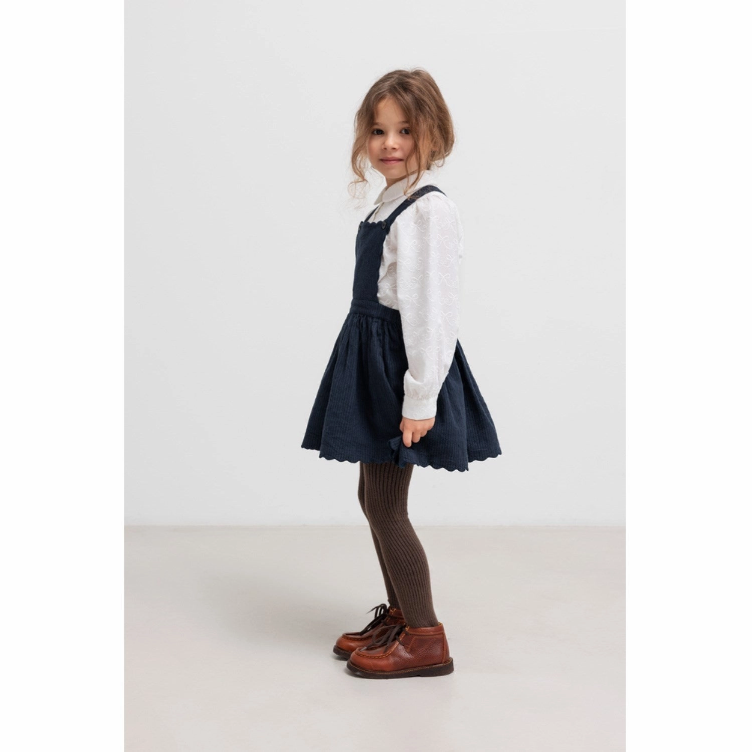 MarMar Cotton Bow White Trissa Blouse Seamless Shoulder Construction Soft touch finish