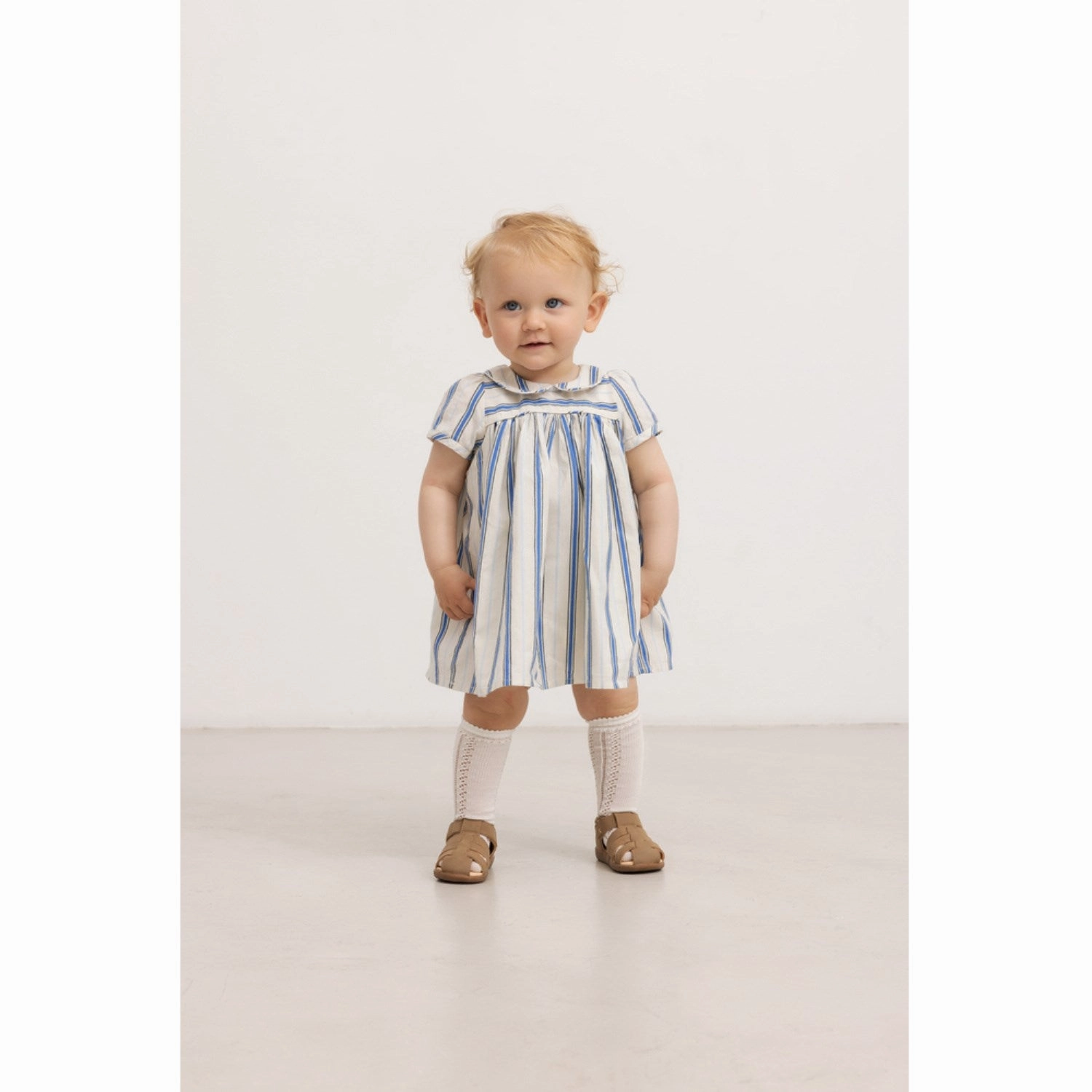 Bloom Zone MarMar Cotton Stripes Chambray Stripe Dulla Dress