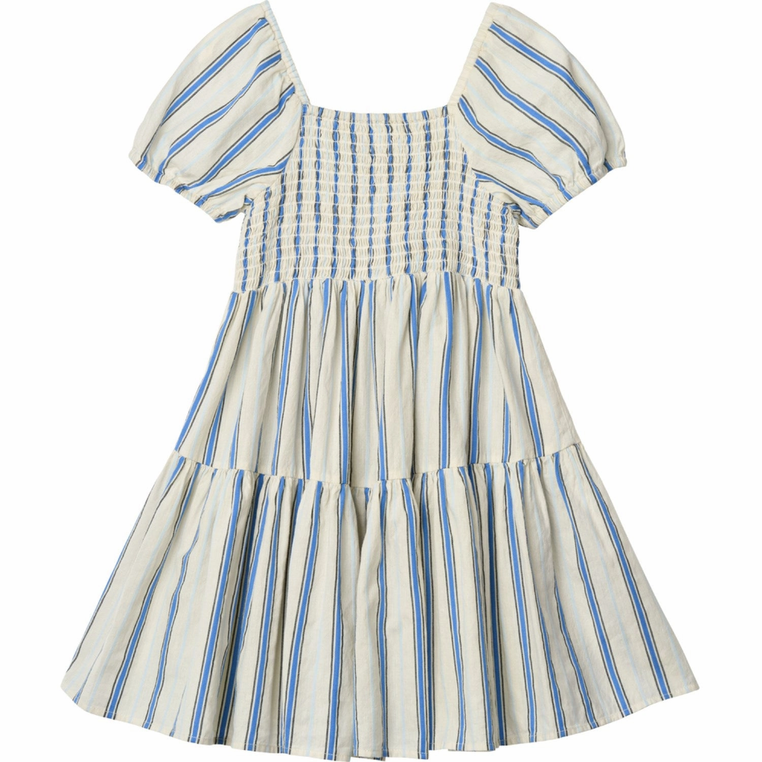 Dainty Finish MoldResistantTexture MarMar Cotton Stripes Chambray Stripe Dyman Dress