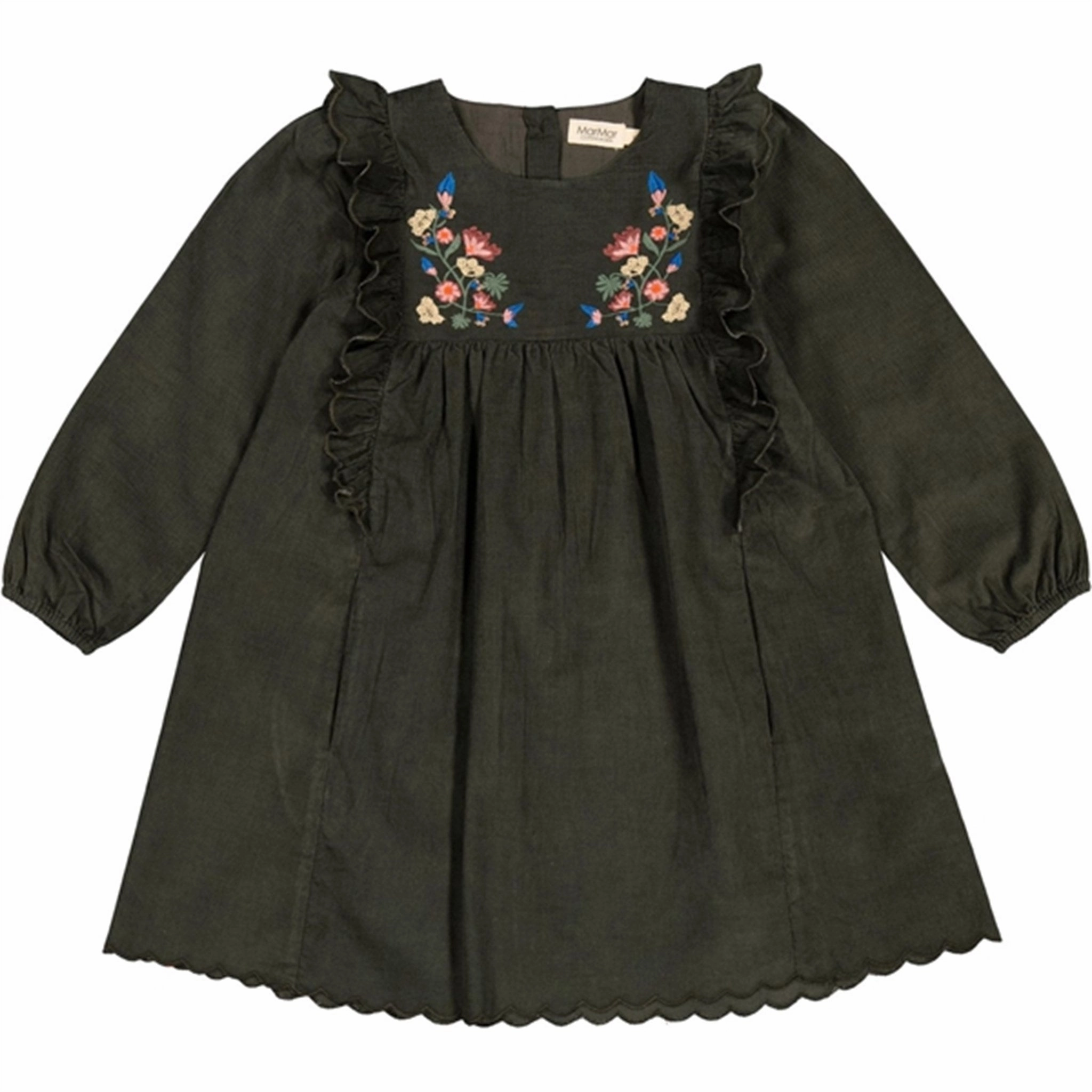 MarMar Dark Moss Dorvina Dress Crisp Look Clean Chic