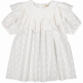 Easy Layering MarMar Dobby Dots Gentle White Delsa Dress