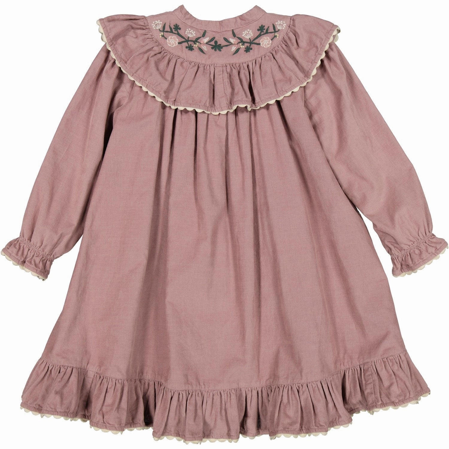 ConvertibleNeckline Quick Match MarMar Fine Cord Dusty Mauve Dalina Dress