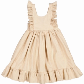 Subtle Flow Low Maintenance MarMar Fine Cotton Dijon Stripe Danita Frill Dress