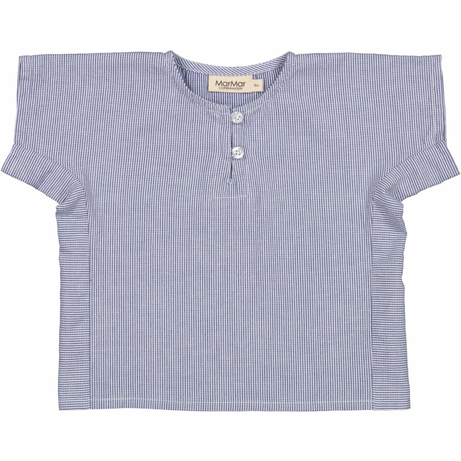 FadeResistantPrint MarMar Fine Cotton Navy Stripe Tomba T-shirt