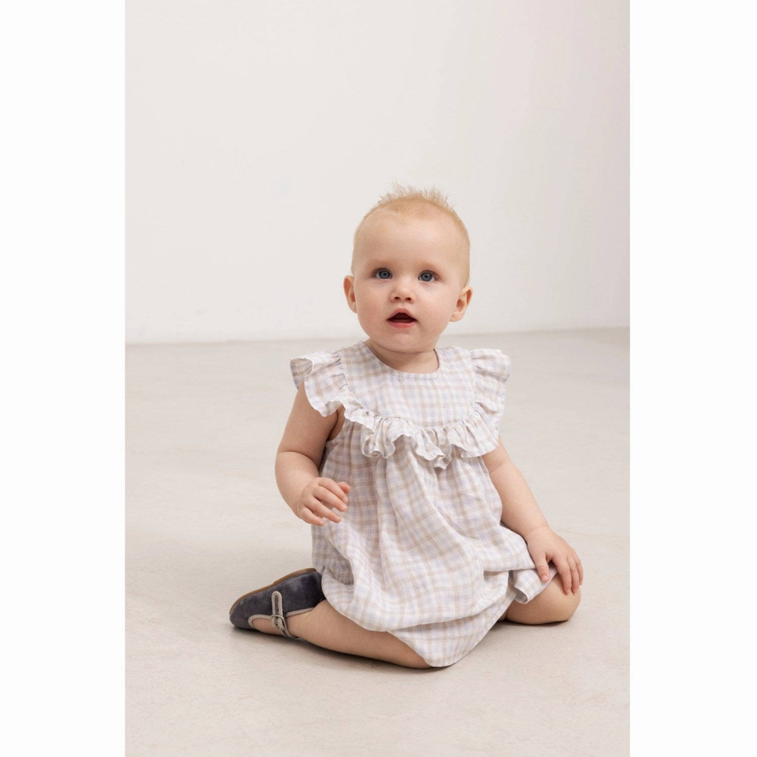 MarMar Fine Linen Summer Check Drine SS Dress Must-have