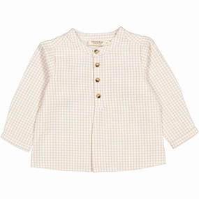 Spring Break Soft Material MarMar Grey Sand Gingham Totoro Shirt