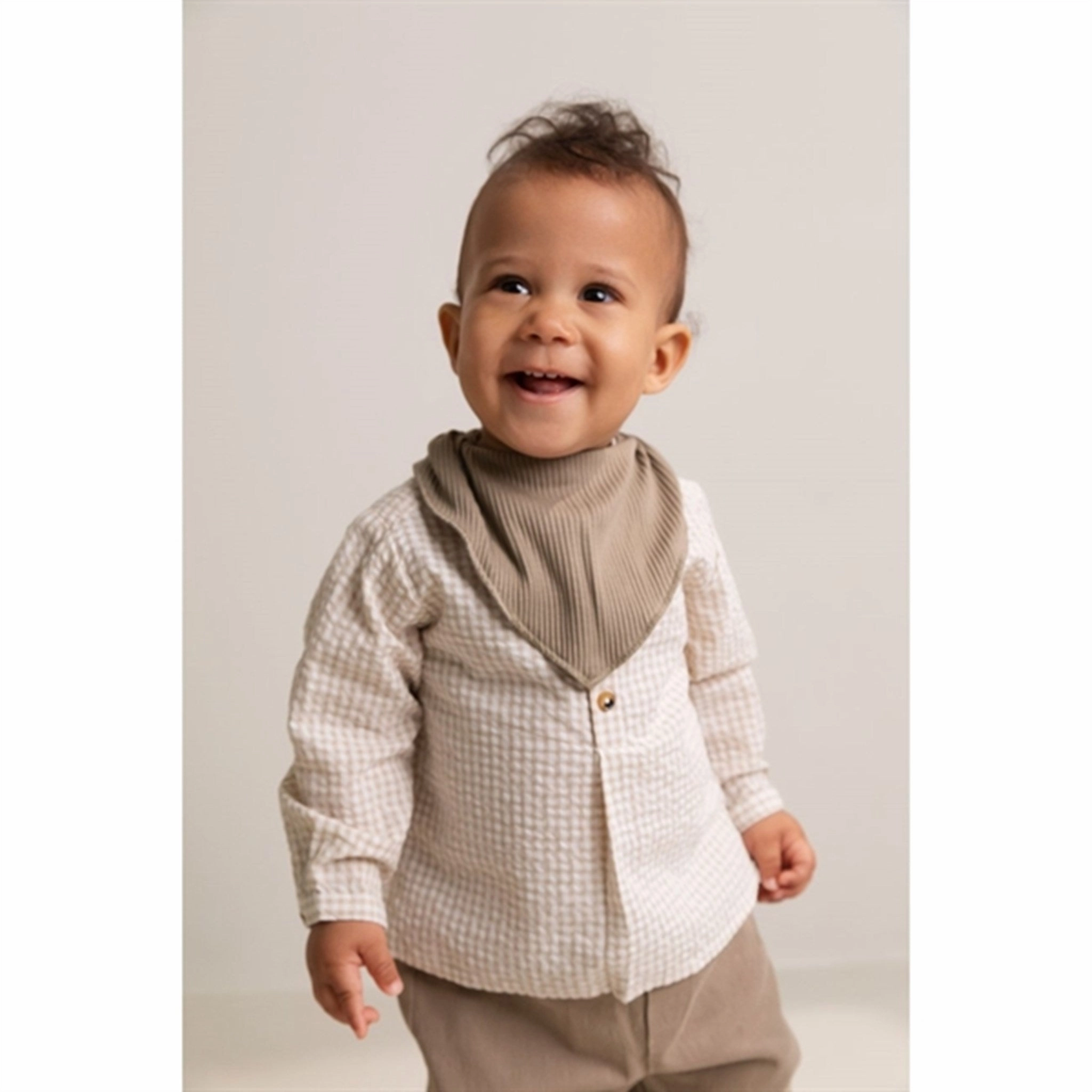 Black Tie Optional MarMar Grey Sand Gingham Totoro Shirt