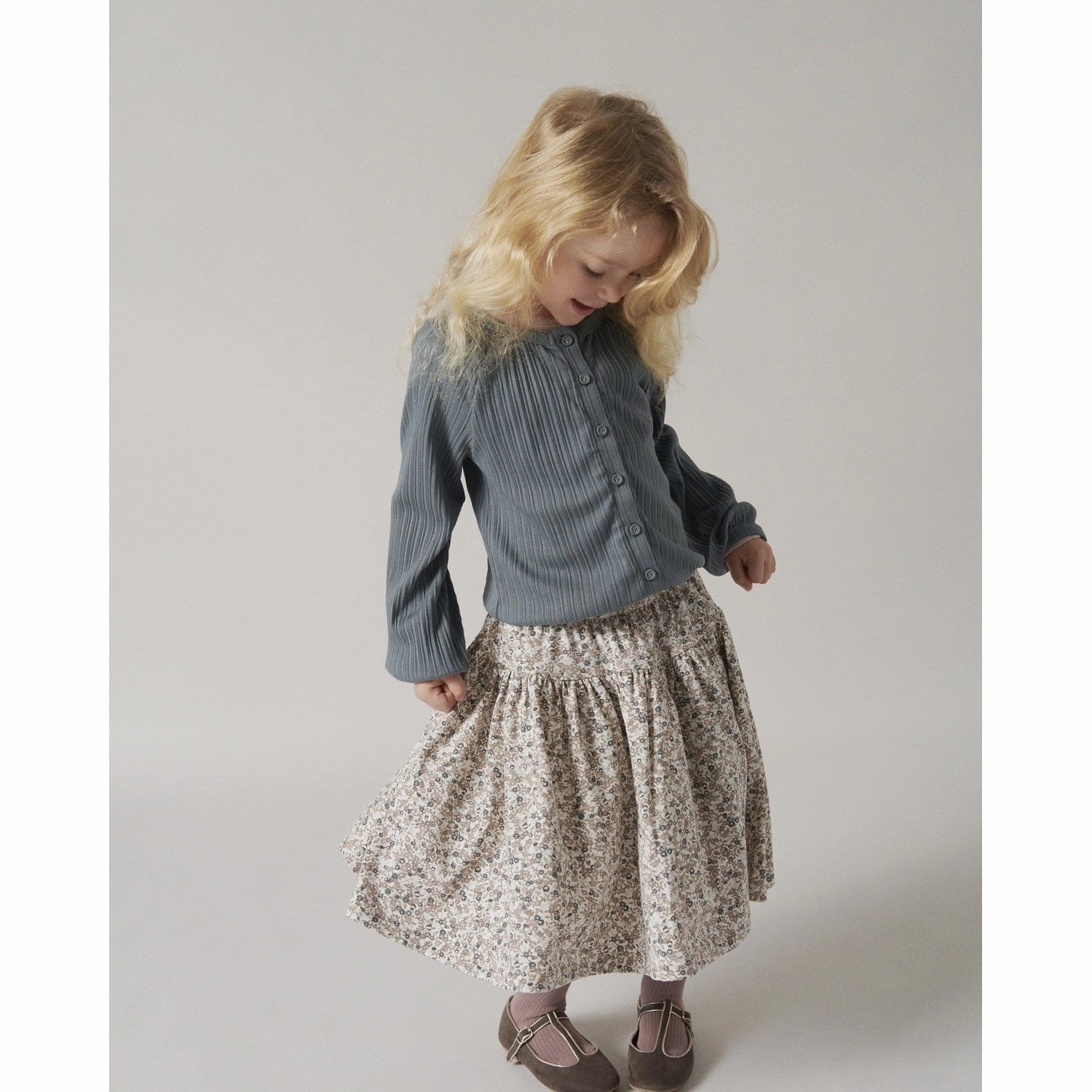 Soft Shine MarMar Jersey Print Deep Peony Dolly Dress