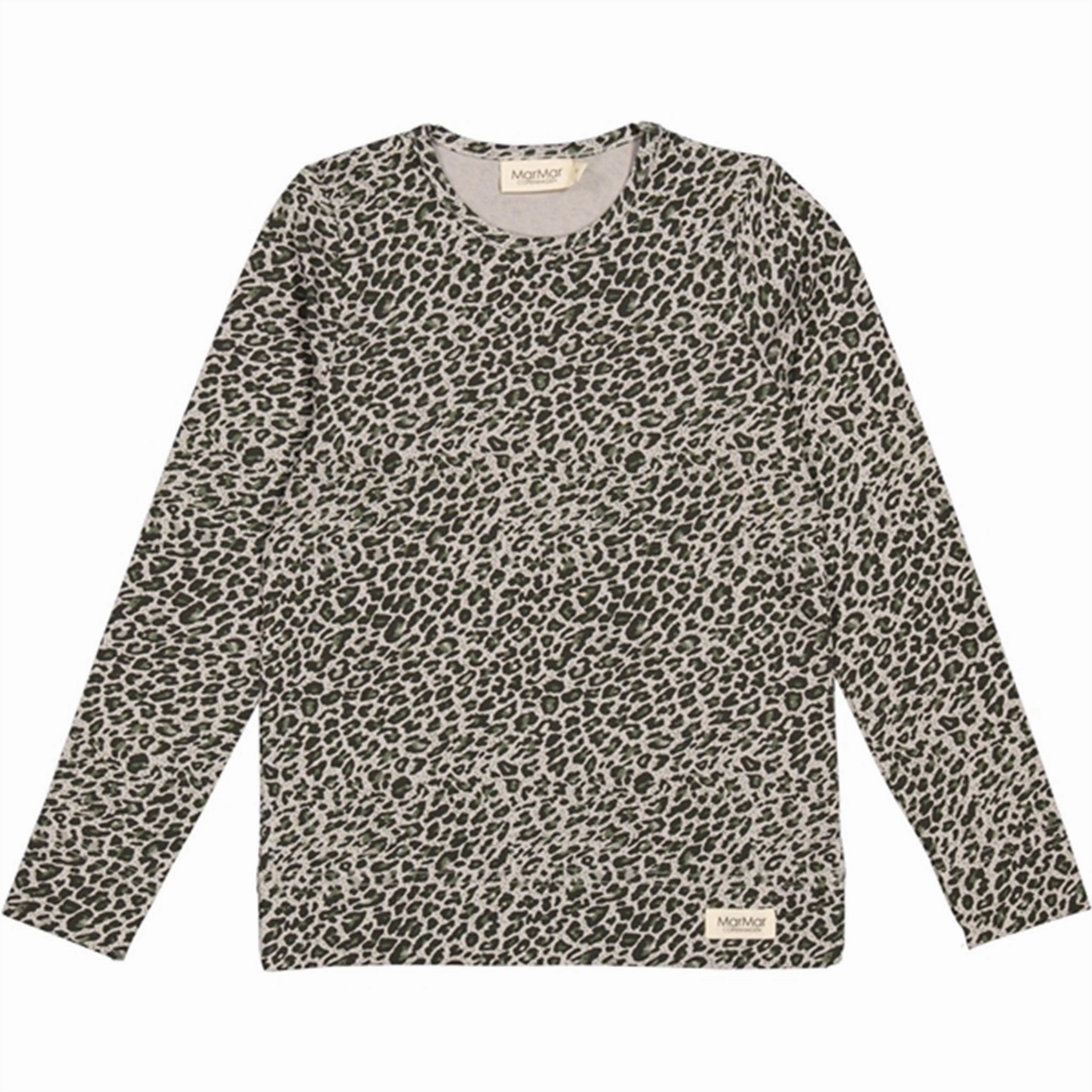 crew neck MarMar Leo Green Moss Leo Blouse