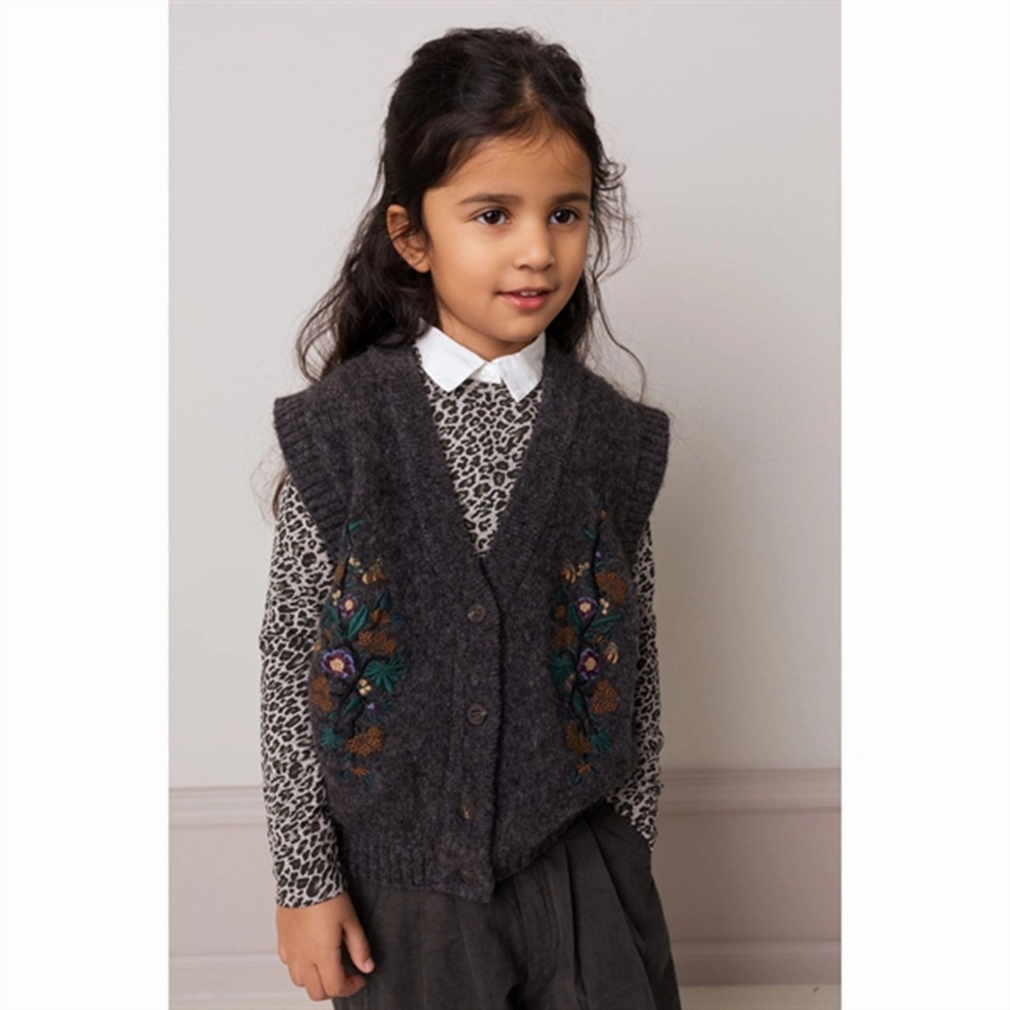 Tailored Style MarMar Leo Green Moss Leo Blouse