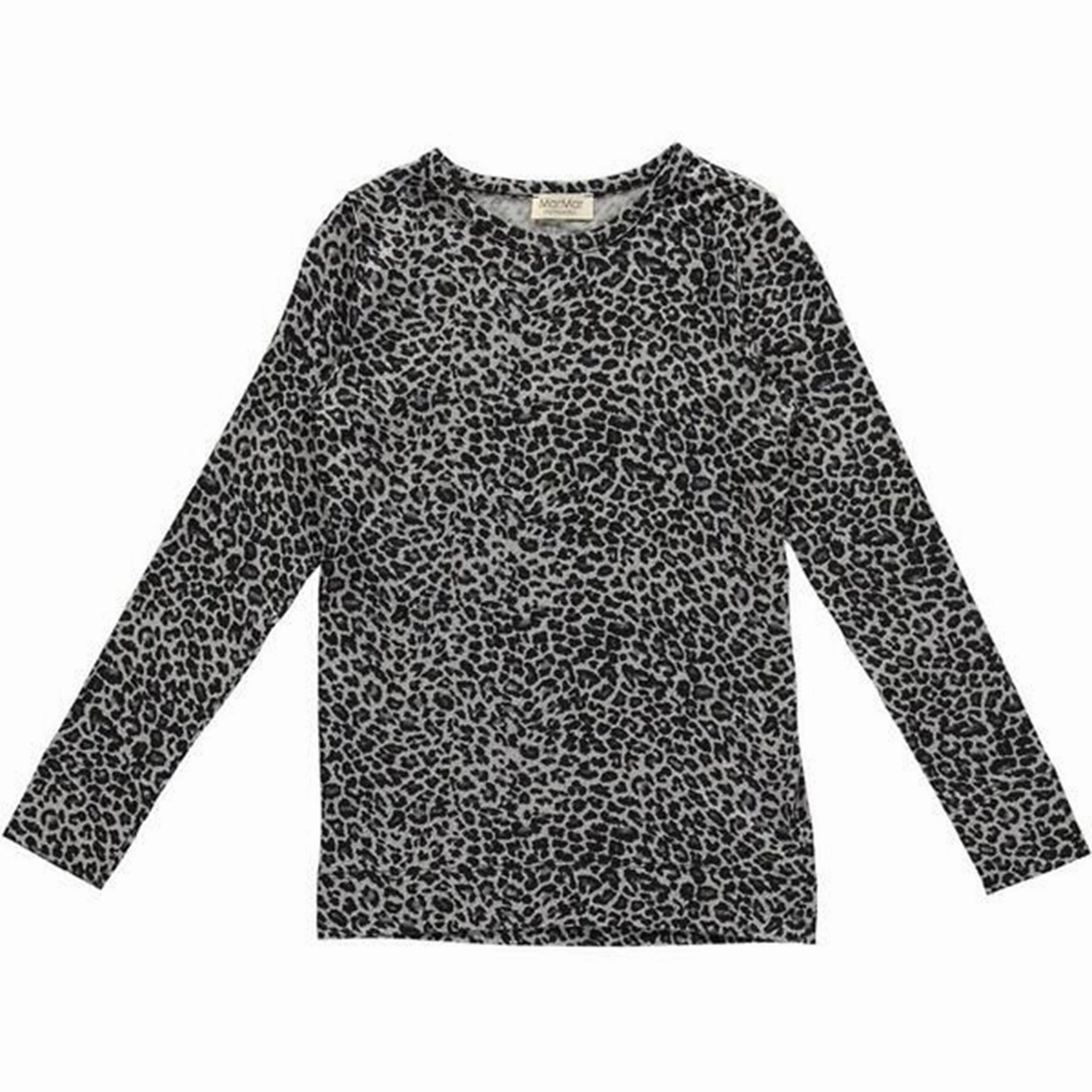 MarMar Leo Grey Leo Blouse V-neck style tailored look