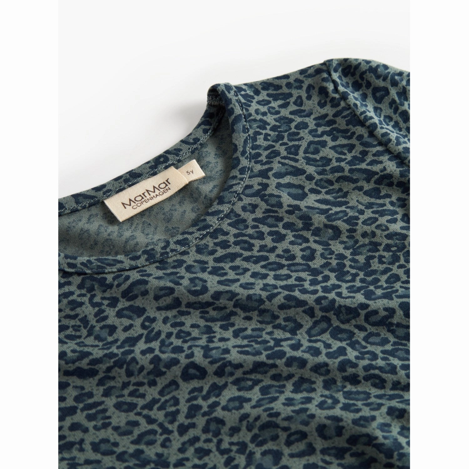 MarMar Leopard Dusty Green Leo Leo Blouse Tagless Labeling Winter Layering