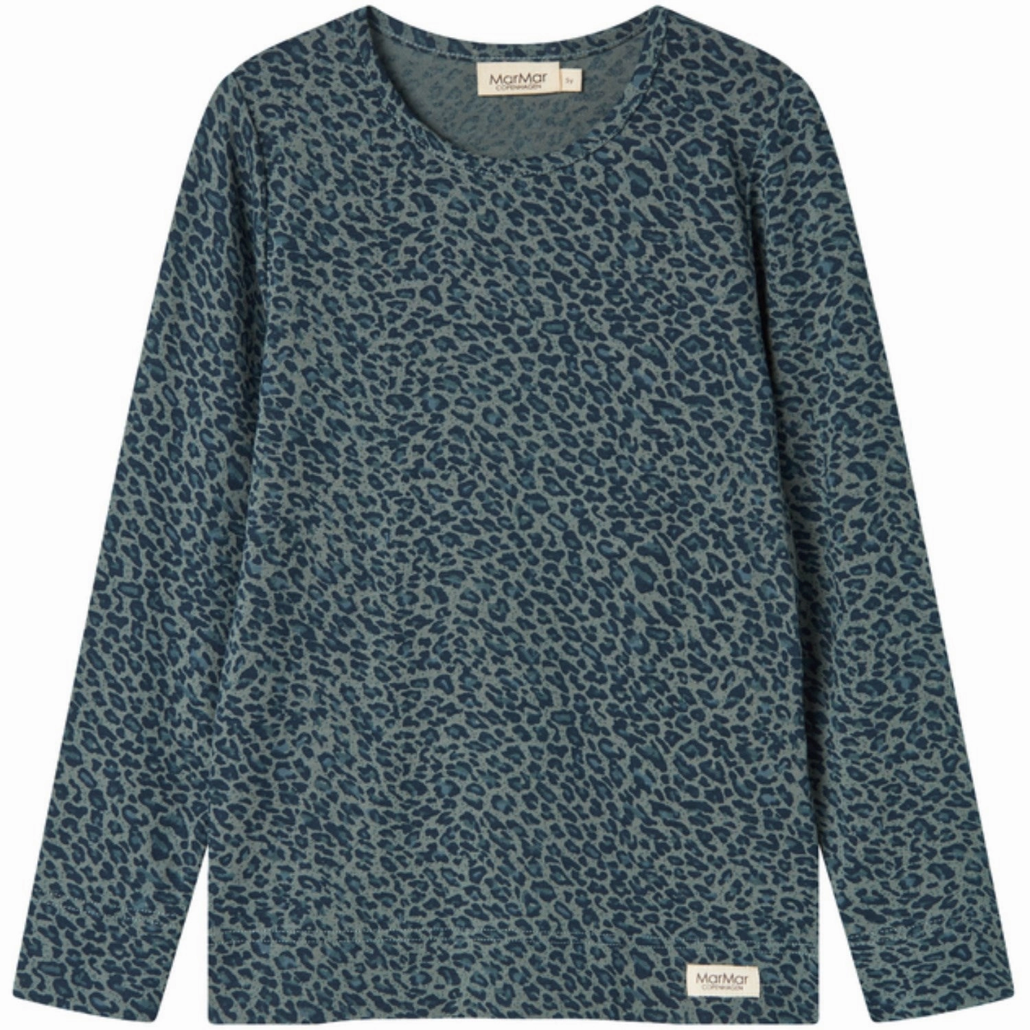 MarMar Leopard Dusty Green Leo Leo Blouse Year-Round Wear Sustainable Material
