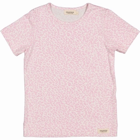 High Density Fabric Solid color purity MarMar Leopard Pink Leo Tee SS T-Shirt