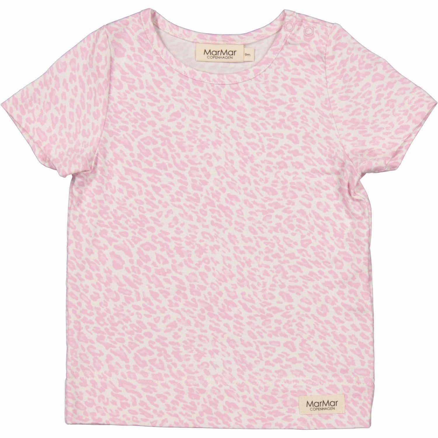 MarMar Leopard Pink Leo Tee SS T-Shirt Trendy Casual Wear Effortless Comfort