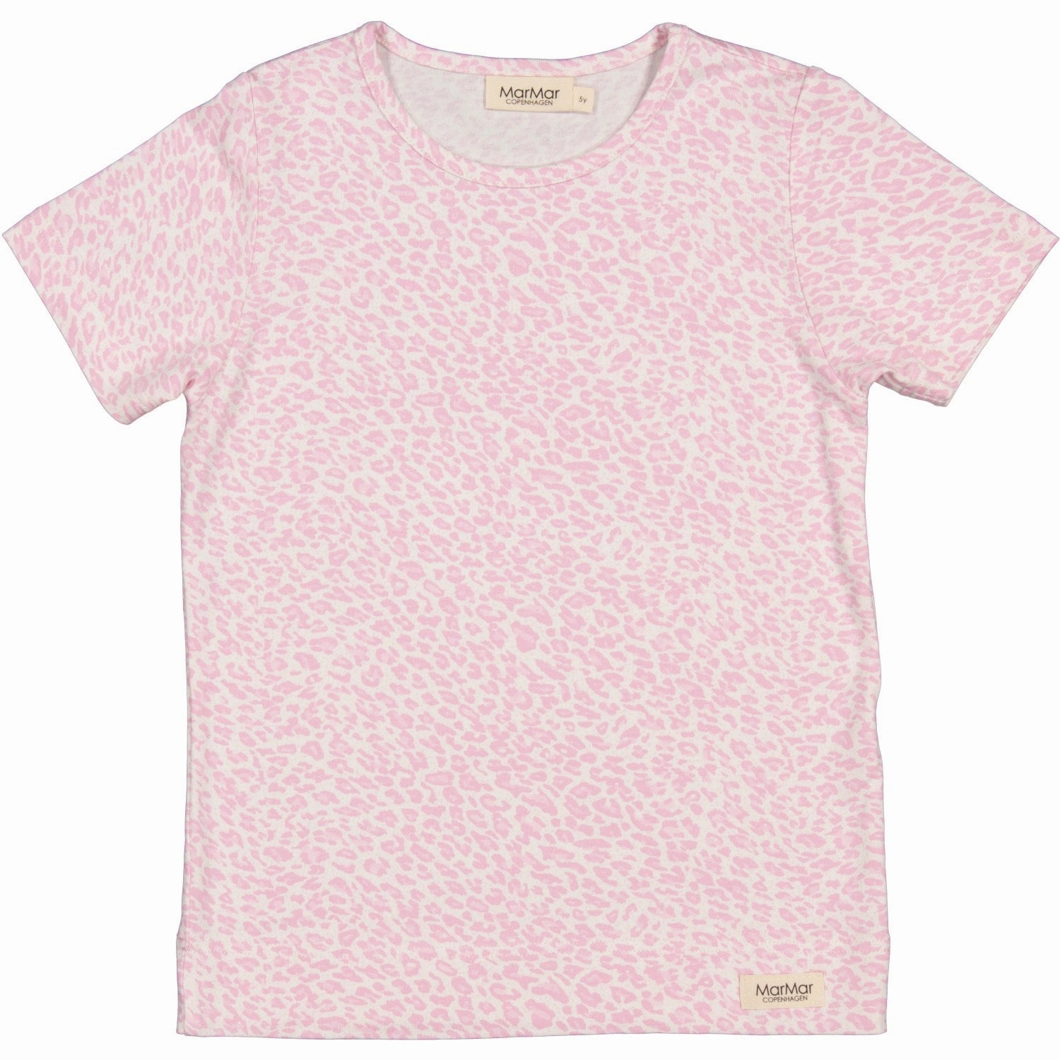 High Density Fabric Solid color purity MarMar Leopard Pink Leo Tee SS T-Shirt