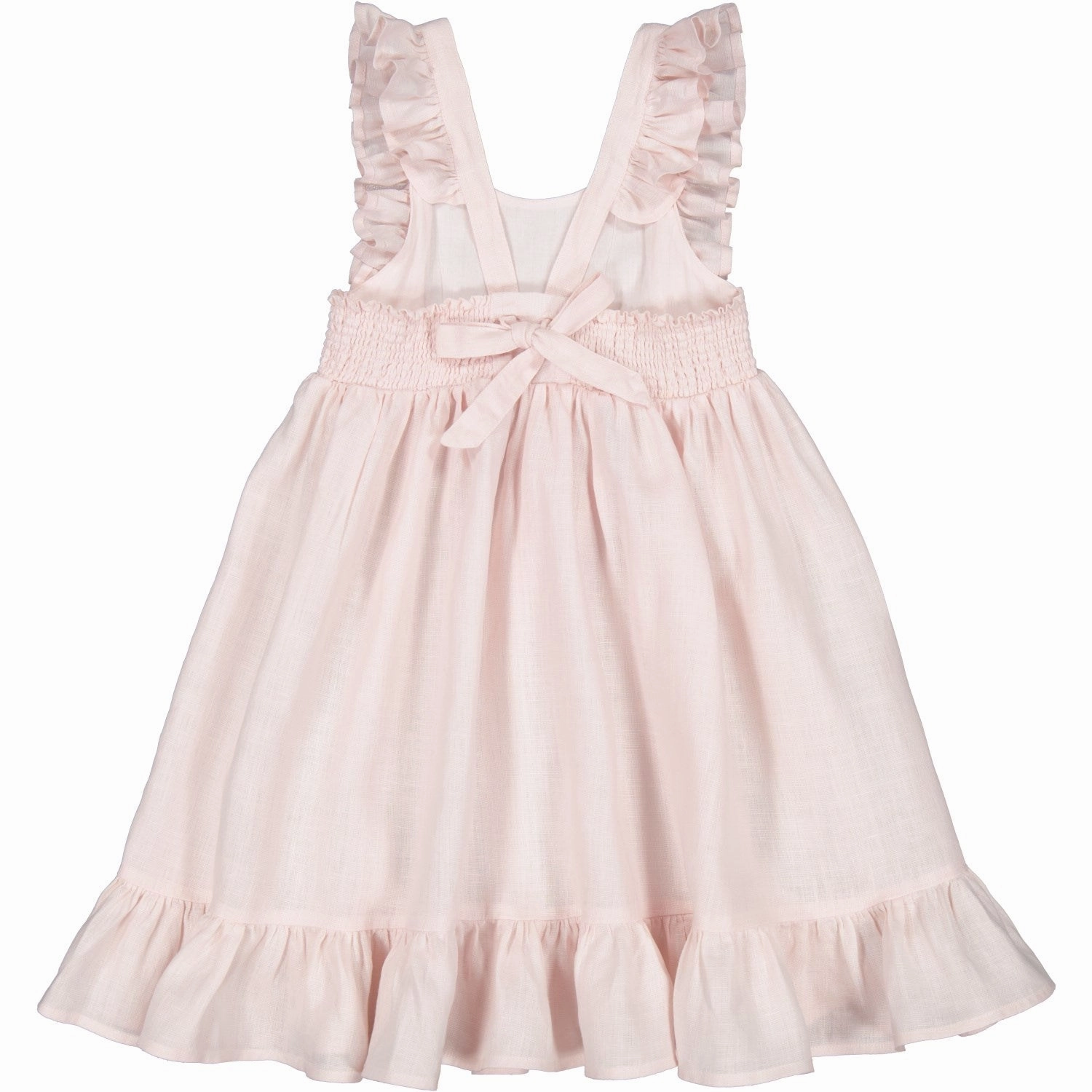 Collar Accent Perfect Fit MarMar Linen Mauve Rose Danita Frill Dress