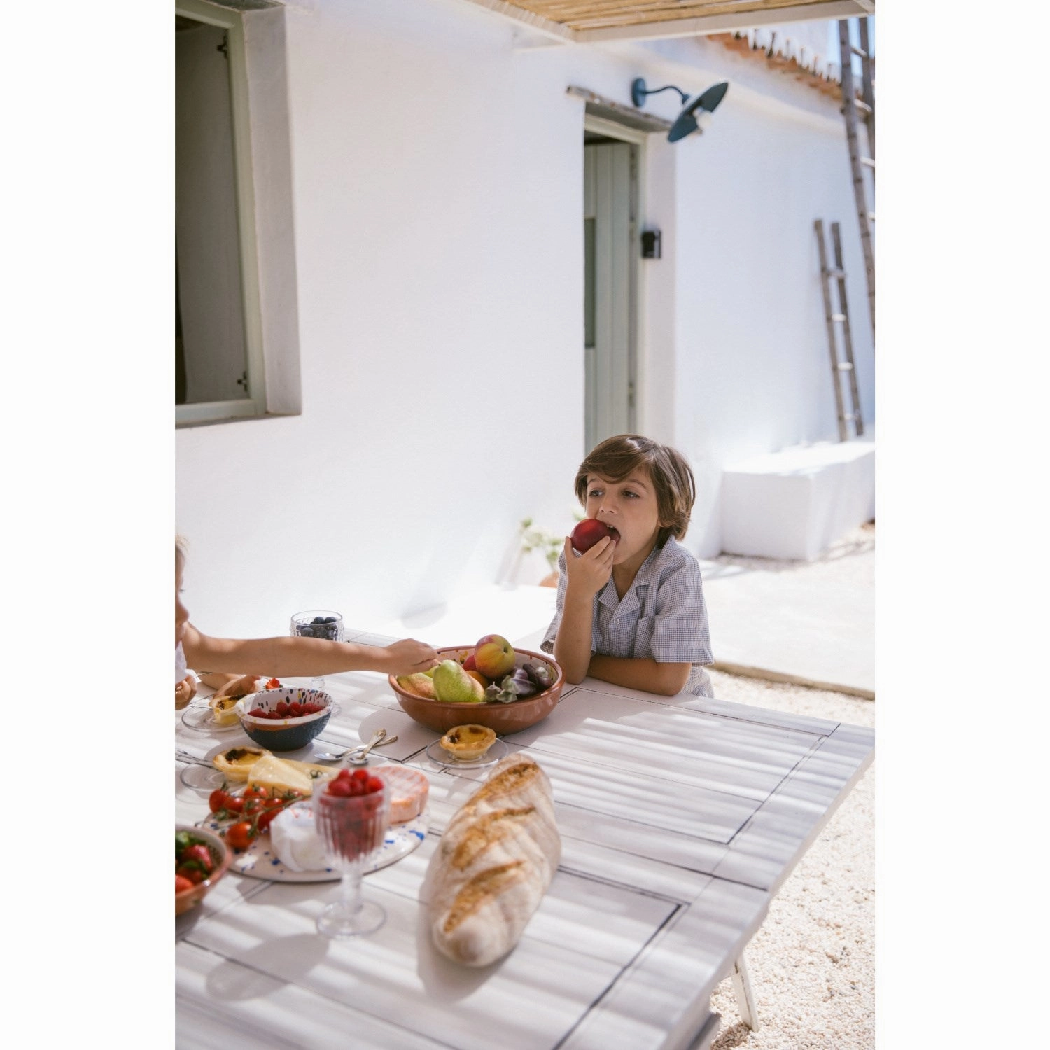 MarMar Linen Mini Check Tage Shirt Trendy Outfit