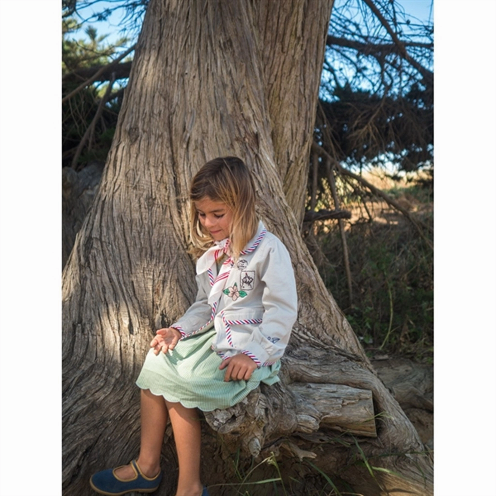 MarMar Mint Leaf Stripes Deidra Dress Fit Easy Classic Design