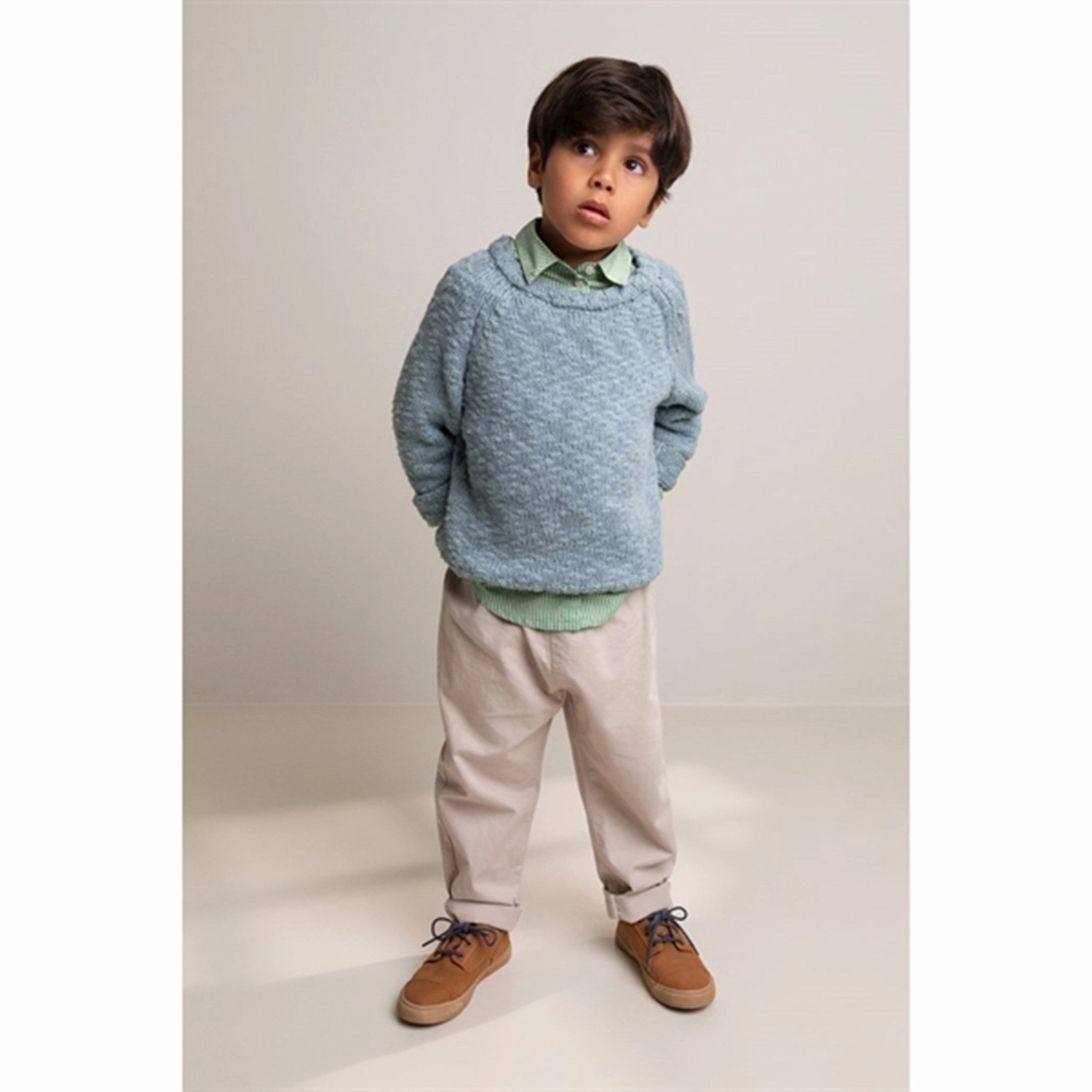 Statement Piece MarMar Mint Leaf Stripes Tommy Shirt