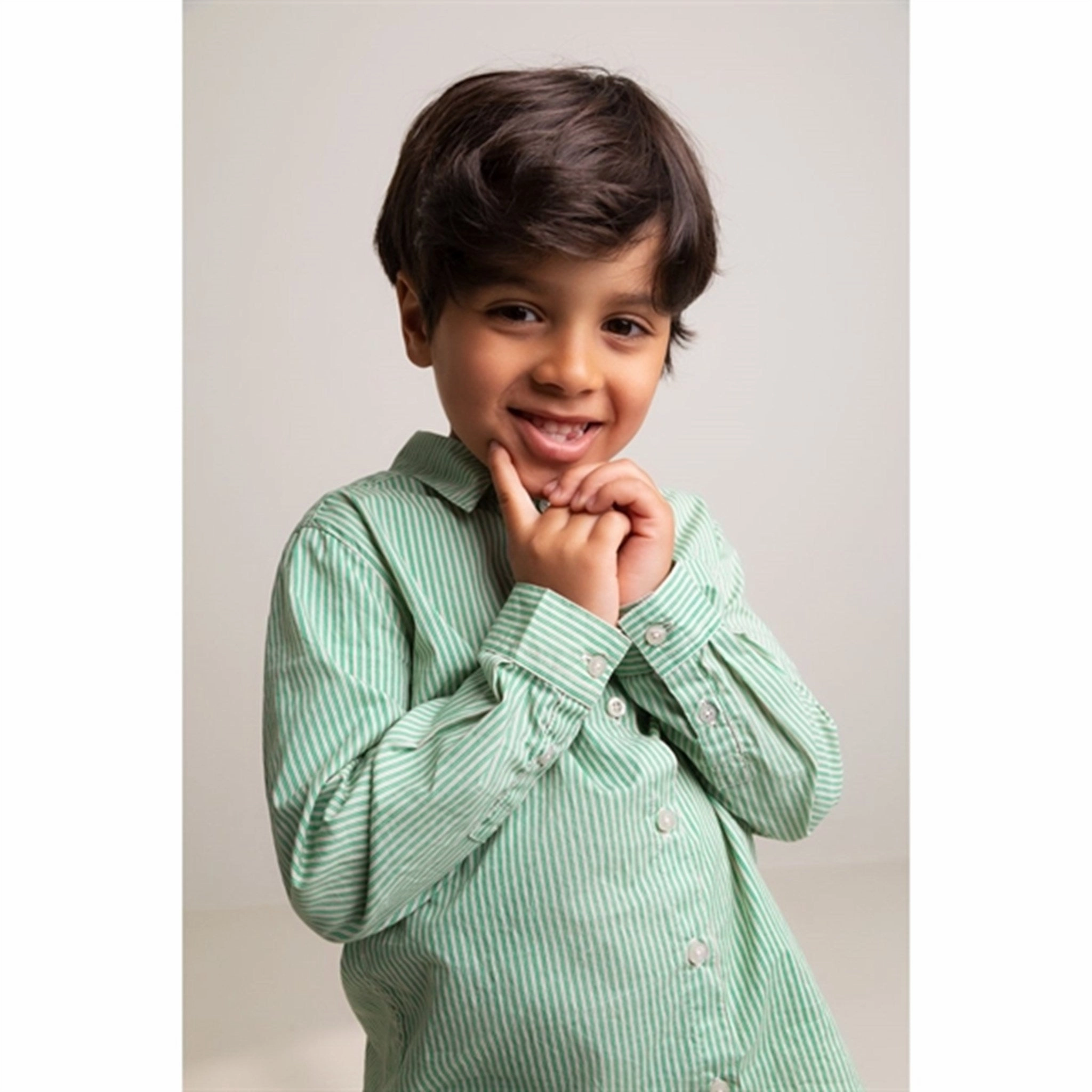 Eco-friendly MarMar Mint Leaf Stripes Tommy Shirt