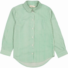 Bold Hue MarMar Mint Leaf Stripes Tommy Shirt