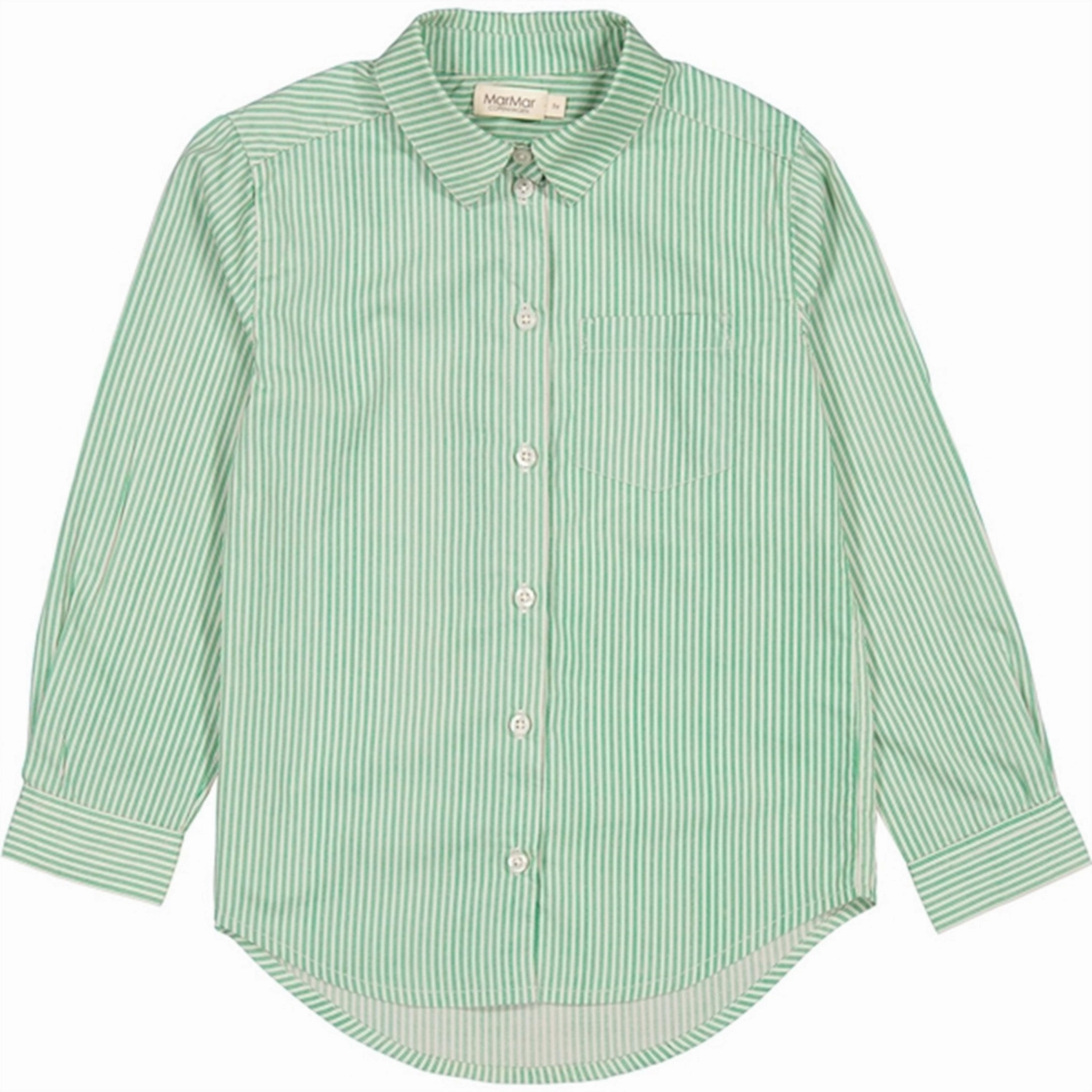 Bold Hue MarMar Mint Leaf Stripes Tommy Shirt