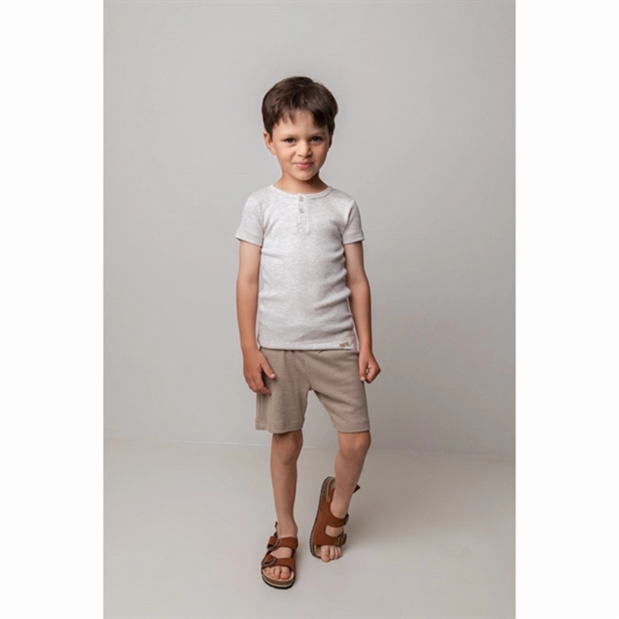MarMar Modal Beige Melange T-shirt Everyday Wearable