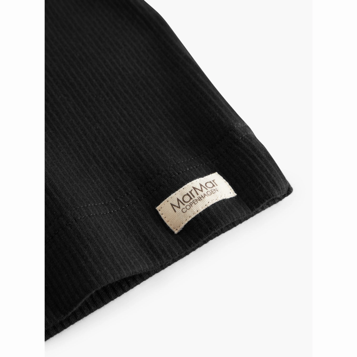 Fresh Vibes LightweightBlend MarMar Modal Black Plain T-shirt