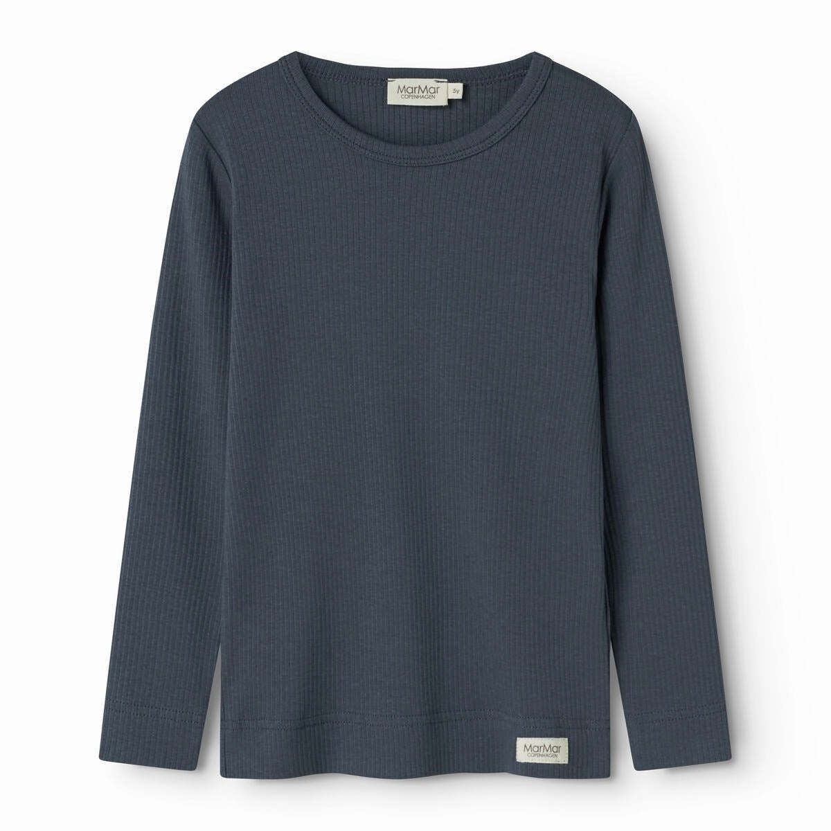 MarMar Modal Blue Plain Blouse Structured Shoulder Support