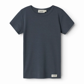 Comfy Essentials Cozy and Soft MarMar Modal Blue Plain T-shirt