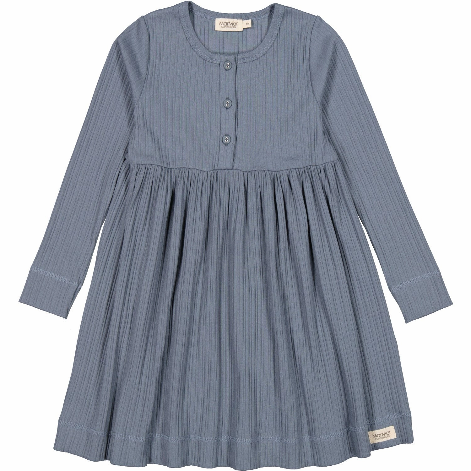 MarMar Modal Broad Rib Stormy Blue Dress Dima Movement Friendly