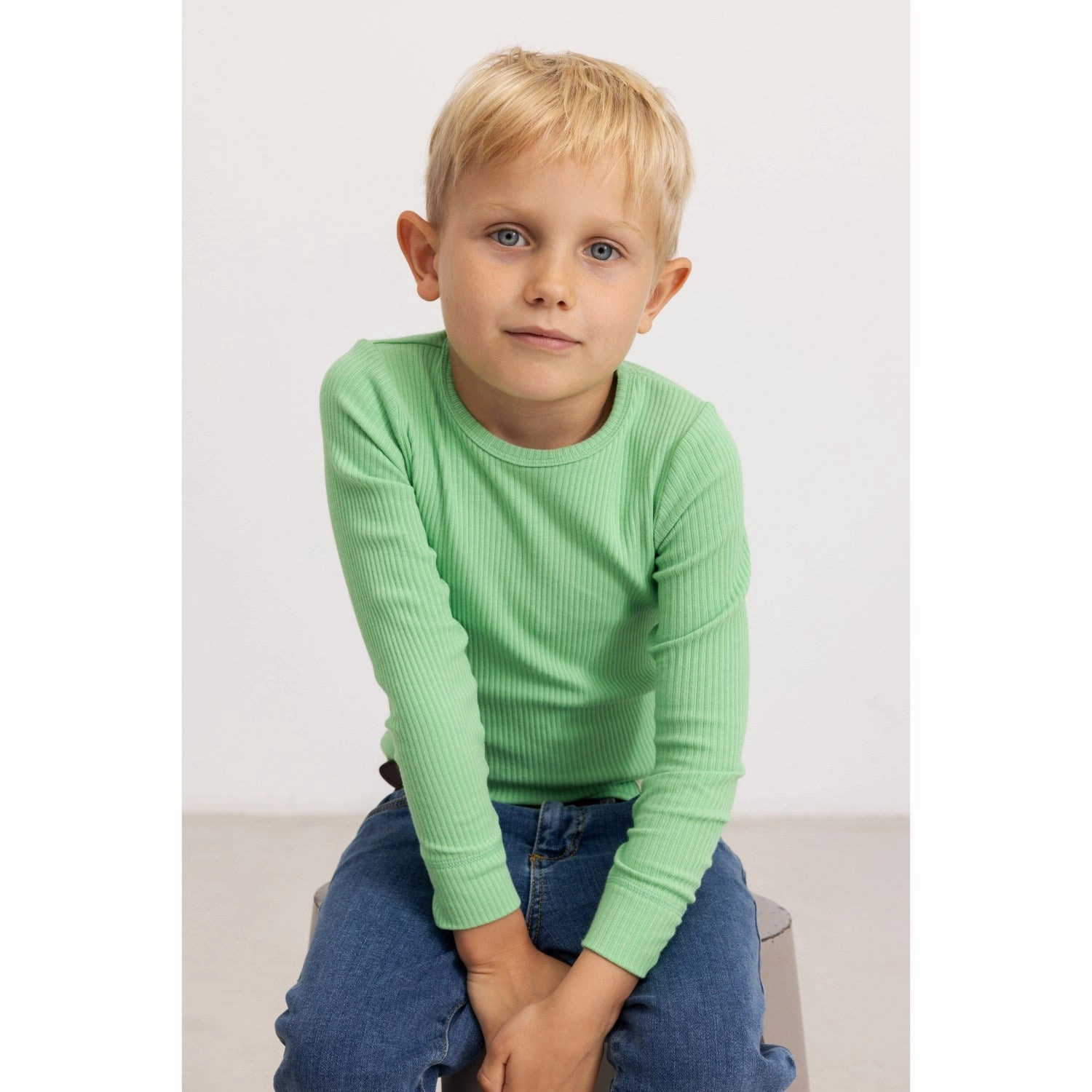 MarMar Modal Cale Green Plain Blouse Lightweight Material Casual Hangout